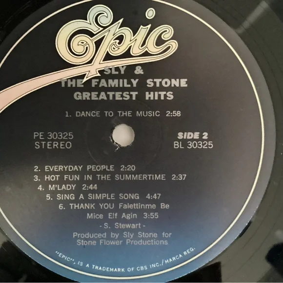 Sly & the Family Stone Greatest Hits Vinyl LP - Picture 5 of 5